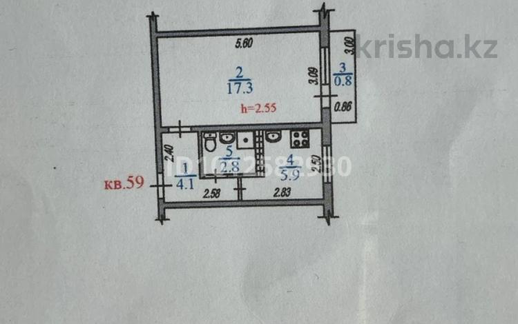 1-комнатная квартира · 30.9 м² · 4/4 этаж, мкр №10 23а — Шаляпина/Берегового за 20.5 млн ₸ в Алматы, Ауэзовский р-н — фото 2
