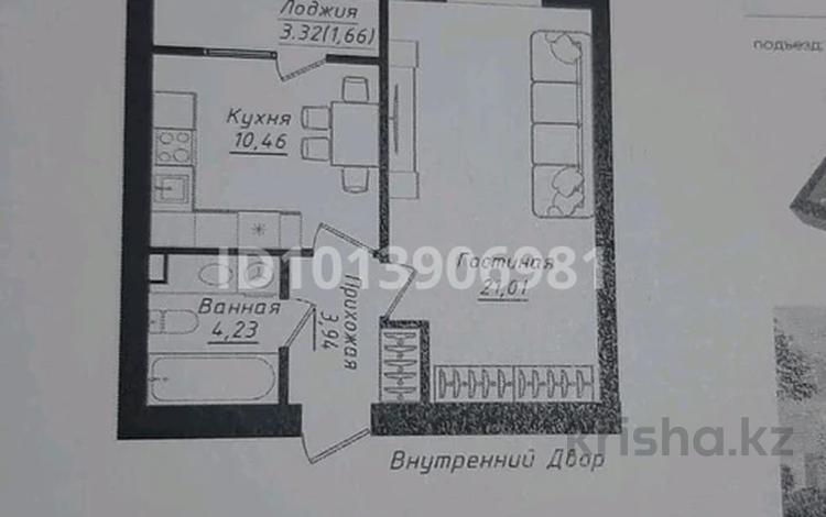 1-бөлмелі пәтер · 41 м² · 6/12 қабат, Жумекен Нажимеденов 26, бағасы: 28 млн ₸ в Астане, Сарайшык р-н — фото 2