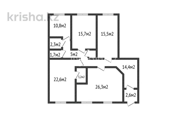4-бөлмелі пәтер · 121 м² · 1/9 қабат, Текстильщиков — Каирбекова, бағасы: 36 млн ₸ в Костанае — фото 17