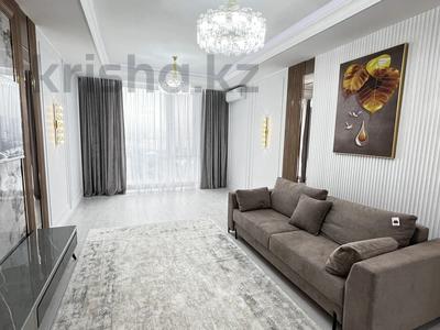2-комнатная квартира, 77 м², 11 этаж помесячно, Гагарина 255 за 600 000 〒 в Алматы, Бостандыкский р-н