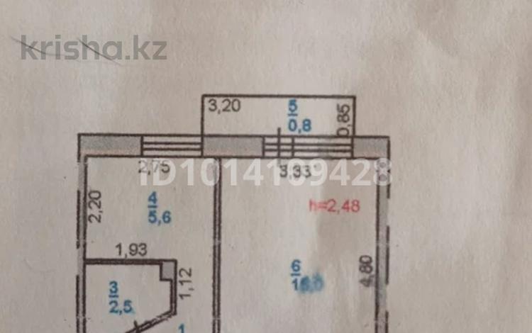 1-бөлмелі пәтер · 28.5 м² · 4/5 қабат, Астана 12, бағасы: 5 млн ₸ в Аксу — фото 2