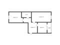 2-комнатная квартира · 54 м² · 5/5 этаж, Ворошилова 9 за 22.9 млн ₸ в Костанае — фото 12