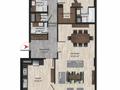 3-комнатная квартира · 134.5 м² · 1/3 этаж, Кажымукана 68а за 180 млн ₸ в Алматы, Медеуский р-н — фото 2