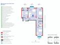 3-бөлмелі пәтер · 95.98 м² · 6 қабат, Туран 43/5, бағасы: ~ 72 млн ₸ в Астане — фото 13