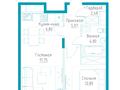 2-комнатная квартира, 49.5 м², 2/9 этаж, Райымбек батыра 163 за 23 млн 〒 в 