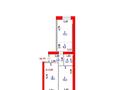 3-комнатная квартира · 65.9 м² · 5/12 этаж, Илияс Омаров 12/1 за 45 млн ₸ в Астане, Нура р-н