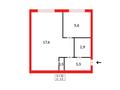 1-бөлмелі пәтер · 30 м² · 2/5 қабат, мкр Новый Город, Пр. Н.Абдирова 9, бағасы: 13.5 млн ₸ в Караганде, Казыбек би р-н — фото 9