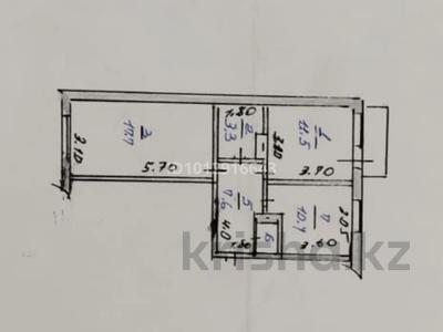 2-комнатная квартира · 53 м² · 2/5 этаж, мкр Калкаман-2 1А за 32.5 млн ₸ в Алматы, Наурызбайский р-н