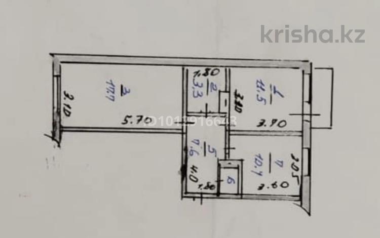 2-бөлмелі пәтер · 53 м² · 2/5 қабат, мкр Калкаман-2 1А, бағасы: 32.5 млн ₸ в Алматы, Наурызбайский р-н — фото 3