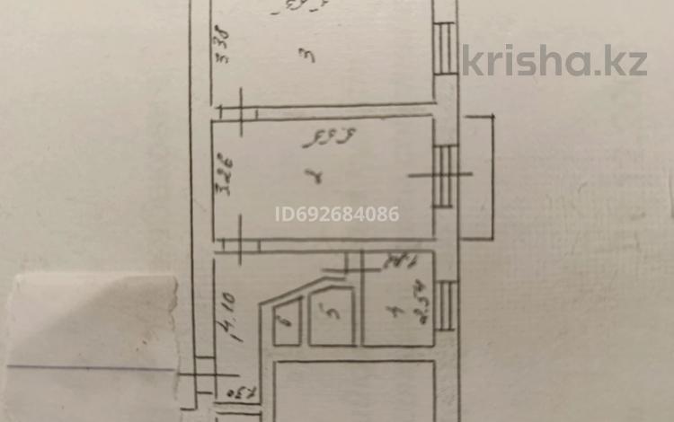 2-комнатная квартира, 52 м², 4/5 этаж, казыбек бй 114 — рядом Обл акимат за 20 млн 〒 в Таразе — фото 2