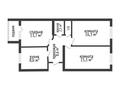 3-комнатная квартира · 67.2 м² · 2/5 этаж, Юбилейный за 32 млн ₸ в Костанае — фото 13