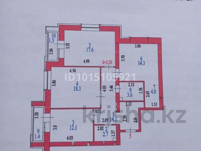 3-комнатная квартира · 90 м² · 2/5 этаж, Е319 2А за 57 млн ₸ в Астане, Есильский р-н
