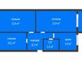 3-бөлмелі пәтер · 61.3 м² · 5/5 қабат, Чкалова 2, бағасы: 25 млн ₸ в Костанае — фото 2