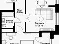 2-комнатная квартира · 54.5 м² · 3/9 этаж, Нажимеденова — A426 за 28.9 млн ₸ в Астане — фото 5