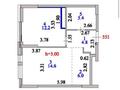 2-бөлмелі пәтер · 43 м² · 17/18 қабат, Е-36 4, бағасы: ~ 33.2 млн ₸ в Астане, Нура р-н — фото 12