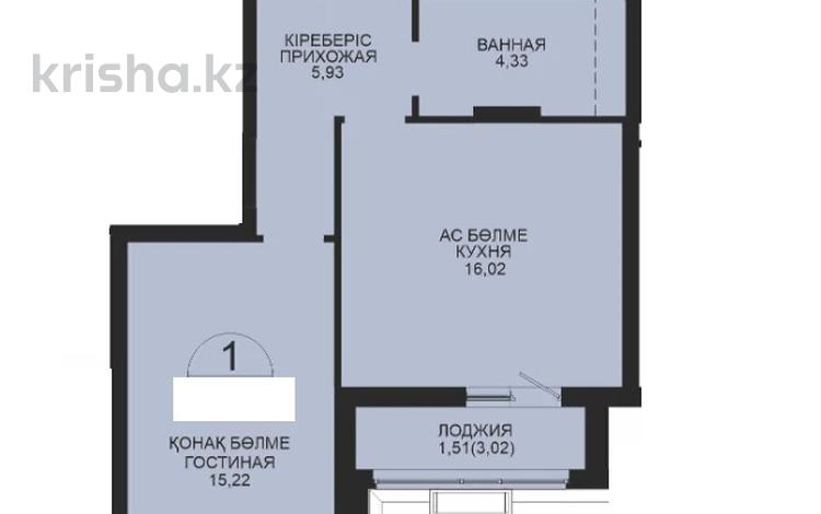 1-комнатная квартира · 40.01 м² · 5/9 этаж, Толе би 43 — БЕЗ КОМИССИИ за ~ 22.5 млн ₸ в Астане, Нура р-н — фото 11