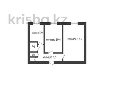 2-комнатная квартира, 43.4 м², 1/5 этаж, Текстильщиков 23 за 14.3 млн 〒 в Костанае