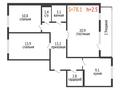 3-бөлмелі пәтер · 78.1 м² · 7/9 қабат, Герасимова 8, бағасы: 39.5 млн ₸ в Костанае — фото 12