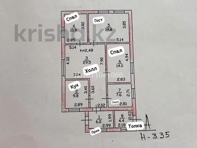 Жеке үй · 5 бөлме · 110 м² · 6 сот., мкр Шанырак-1, Мкр Шанырак-2, бағасы: 47 млн ₸ в Алматы, Алатауский р-н
