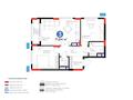 3-бөлмелі пәтер · 71.84 м² · 3/9 қабат, Ақ Шағала -ш/а., Акберен, ст4Б, бағасы: 54 млн ₸ в Атырау, мкр Ак Шагала — фото 2