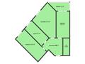 3-бөлмелі пәтер · 64 м² · 3/9 қабат, Г. Каирбекова 399/2, бағасы: 27.9 млн ₸ в Костанае — фото 24