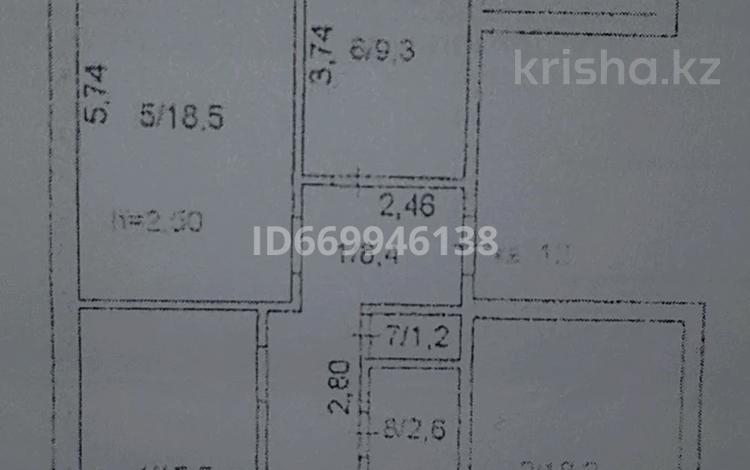 4-комнатная квартира, 84.3 м², 2/3 этаж, Мкр Жайлау 2 — Кенесары за 24 млн 〒 в Кокшетау — фото 2