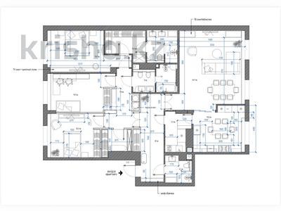 4-комнатная квартира · 180 м² · 4/8 этаж, Тасшокы, 4​ 4 за 280 млн ₸ в Астане, Алматы р-н