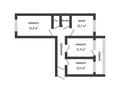 3-бөлмелі пәтер · 68.3 м² · 5/10 қабат, ул. Г Каирбекова, бағасы: 29.7 млн ₸ в Костанае — фото 12