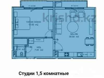 2-бөлмелі пәтер · 62.3 м² · 5/12 қабат, НАУРЫЗ БАҒДАРЛАМАМЕН ӨТЕДІ!!! 28/4 — Жаңа Қала, бағасы: ~ 20.6 млн ₸ в Туркестане