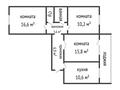 3-комнатная квартира · 69 м² · 7/10 этаж, 8 микрорайон 3 за ~ 32.7 млн ₸ в Костанае — фото 22