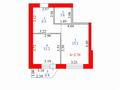 1-бөлмелі пәтер · 40 м² · 3/9 қабат, момышулы 4, бағасы: 25 млн ₸ в Астане, Алматы р-н — фото 18