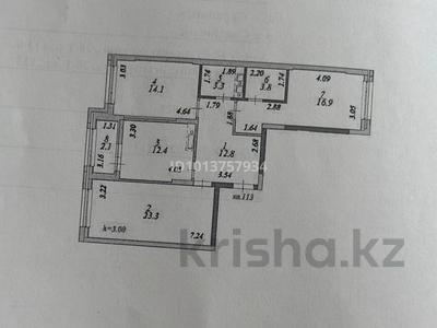 3-бөлмелі пәтер · 88.7 м² · 14/14 қабат, Байтурсынова 28/1 — А426, бағасы: 55 млн ₸ в Астане, Сарайшык р-н