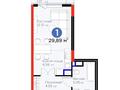 1-комнатная квартира · 29.89 м² · 3/9 этаж, мкр Нурсая, Абулхайр-хана 51В за 16 млн ₸ в Атырау — фото 10