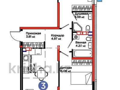 3-бөлмелі пәтер · 71.13 м² · 5/6 қабат, Тараз 8/1, бағасы: ~ 61.3 млн ₸ в Алматы, Турксибский р-н