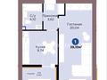 1-бөлмелі пәтер · 39.1 м² · 8/9 қабат, Шафика Чокина 4, бағасы: 27.5 млн ₸ в Астане, Нура р-н — фото 2