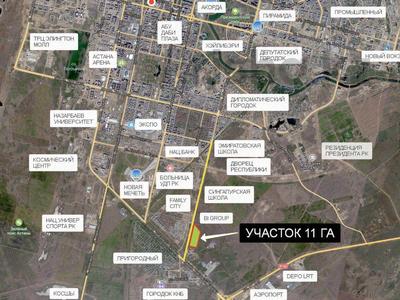 Жер телімдері в Астане: Жер телімі · 11.12 га, Аль Фараби — Кабанбай батыр, бағасы: 4 млрд 〒 Жер телімі · 11.12 га, Аль Фараби — Кабанбай батыр, бағасы: 4 млрд 〒 в Астане, Есильский р-н