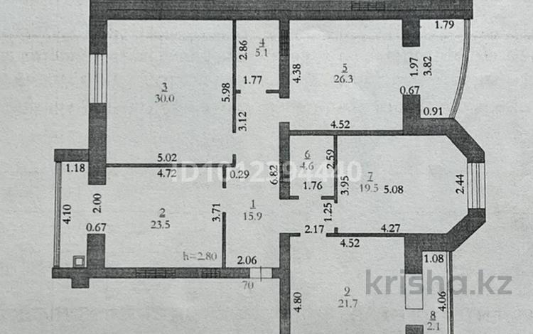 4-бөлмелі пәтер · 149 м² · 2/5 қабат, мкр. Алтын орда, ул. Мустафы Шокая 48Вк4, бағасы: 72 млн ₸ в Актобе — фото 2