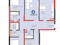 4-бөлмелі пәтер · 115 м² · 3/9 қабат, Толеметова, возле DENDRO SAYABAQ 64/3, бағасы: 60 млн ₸ в Шымкенте, Абайский р-н