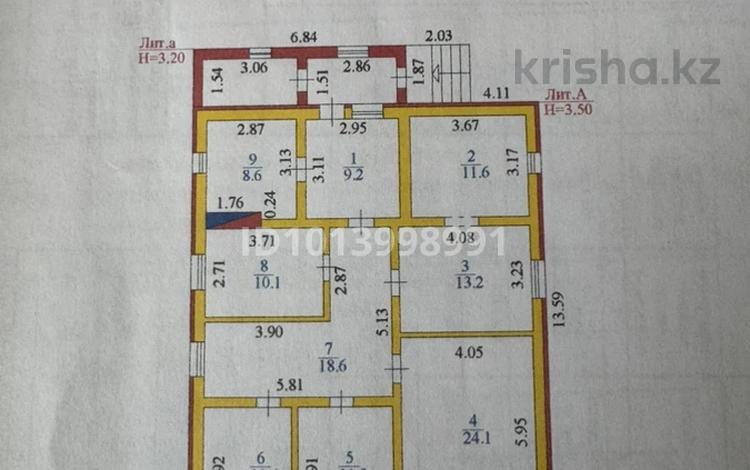 Отдельный дом · 5 комнат · 117.3 м² · 6 сот., Атбасарская 9 за 86 млн ₸ в Астане, Сарыарка р-н — фото 2