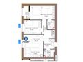 3-бөлмелі пәтер · 74.68 м², Хусейн бен Талал 1, 11/1-2, бағасы: ~ 40.5 млн ₸ в Астане, Нура р-н — фото 3