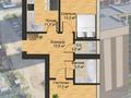 2-бөлмелі пәтер · 72 м² · 8/9 қабат, Серкебаева, бағасы: 28.8 млн ₸ в Кокшетау