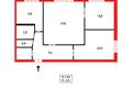 3-бөлмелі пәтер · 55 м² · 9/9 қабат, ул. Чернышевского, бағасы: 10 млн ₸ в Темиртау — фото 17