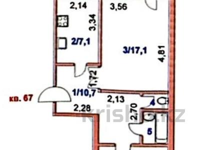 2-комнатная квартира, 50.1 м², 2/5 этаж, Баймуканова 86 — ТД &quot;Арбат&quot;, ДК &quot;Кокшетау&quot; за 15.5 млн 〒
