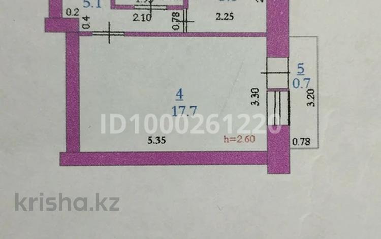 1-бөлмелі пәтер · 32.5 м² · 3/5 қабат, Старый город, Жанкожа Батыра 3 — Дельфин, бағасы: 10 млн ₸ в Актобе — фото 2