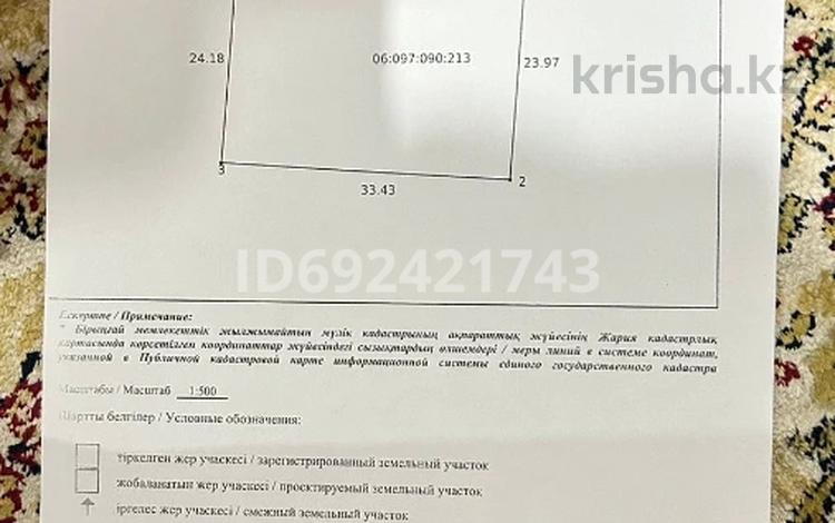 Участок · 8 соток, Сенкибая 216/2 за 10.5 млн ₸ в Таразе — фото 2