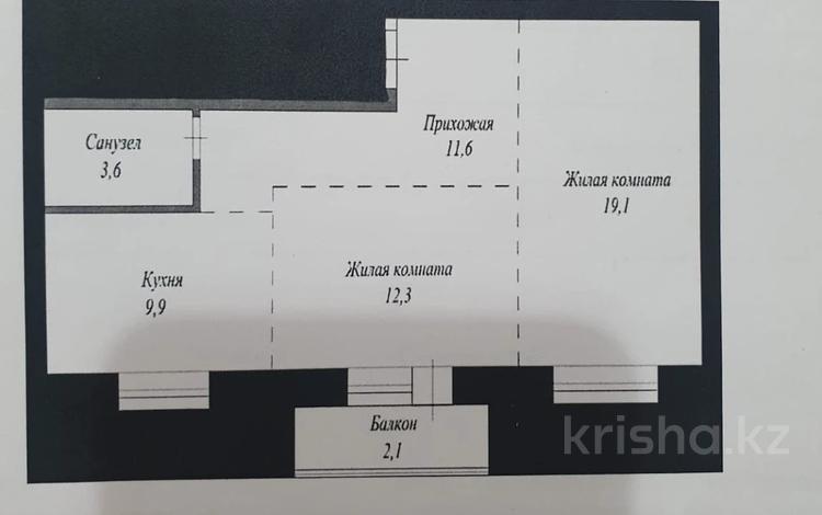 2-комнатная квартира · 60 м² · 3/5 этаж, Е103 1 за 32 млн ₸ в Астане, Нура р-н — фото 2