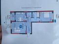 2-бөлмелі пәтер · 67.21 м² · 5/14 қабат, Бухар Жырау 33, бағасы: 55 млн ₸ в Астане, Есильский р-н