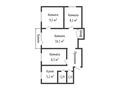 4-бөлмелі пәтер · 60 м² · 4/5 қабат, КАЛИХАНА ЫСКАКА — КАРБЫШЕВА, бағасы: 23.3 млн ₸ в Усть-Каменогорске — фото 3