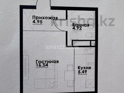 1-комнатная квартира · 32 м² · 7/12 этаж, ул. Фадеева, 38г 38 — Фадеева Братская за 22 млн ₸ в Алматы, Алатауский р-н