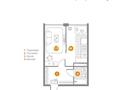 1-бөлмелі пәтер · 36.7 м² · 4/9 қабат, мкр Шугыла, Алатау 12а/1, бағасы: 20 млн ₸ в Алматы, Наурызбайский р-н — фото 4